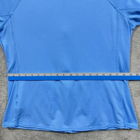 Lilly Pulitzer Kapri Luxletic Jacket Womens XL Blue Feeder Stripe Full Zip Gold‎ - Picture 9 of 10